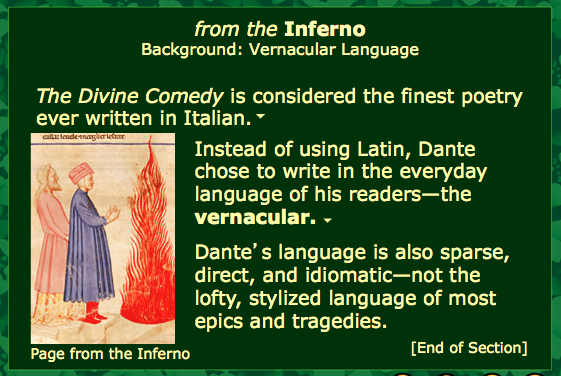 Dante's Inferno - English Matters
